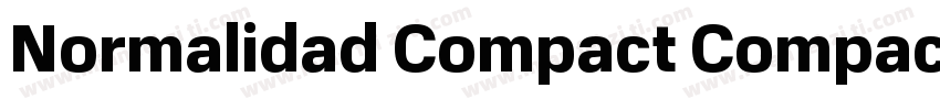 Normalidad Compact Compact字体转换